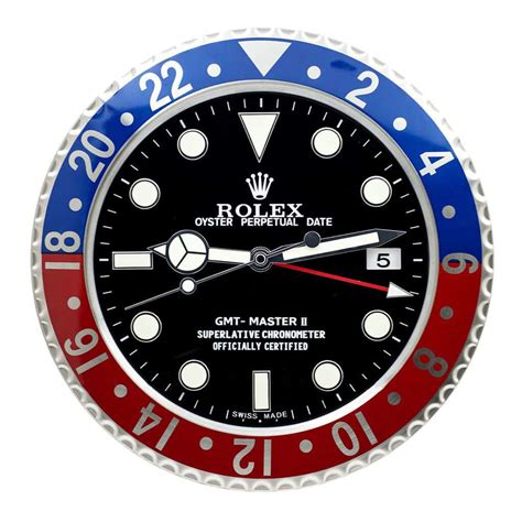 rolex wall clock gmt|Rolex wall clock original.